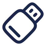 Flash Drive SVG Icon